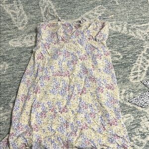 SO Purple and Pink Resort Sundress with Spaghetti Straps